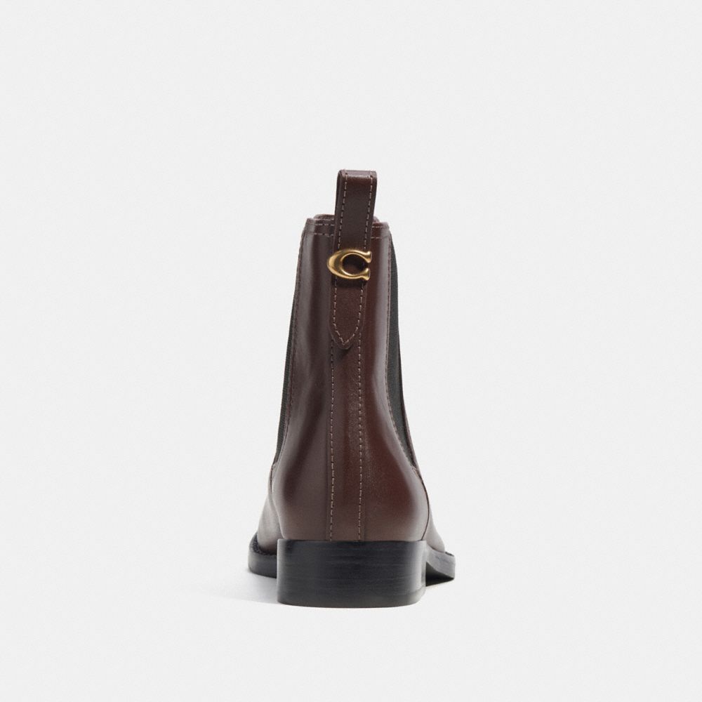 COACH®,Maeve Bootie,Chelsea Boots,Casual,Brown,Alternate View