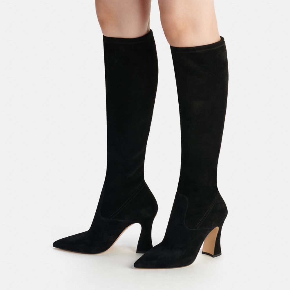 Coach thigh best sale high boots