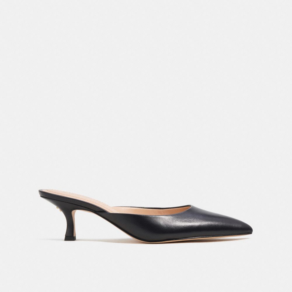 Coach hotsell black heels