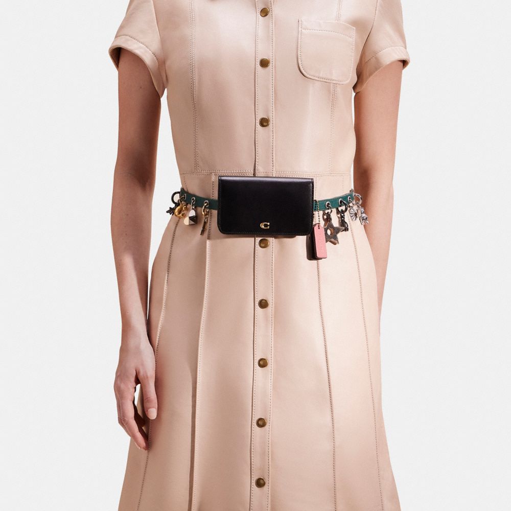 COACH®,Upcrafted Jeweled Belt Bag Creation,,Angle View