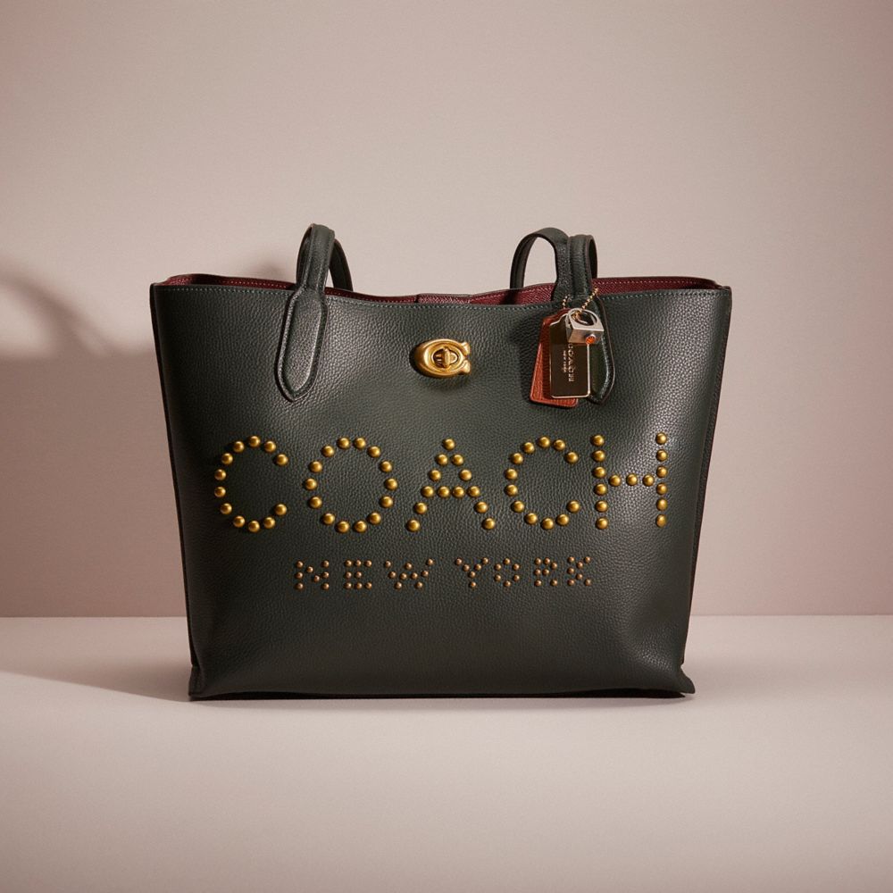 COACH Upcrafted Willow Tote In Colorblock With Signature Canvas Interior