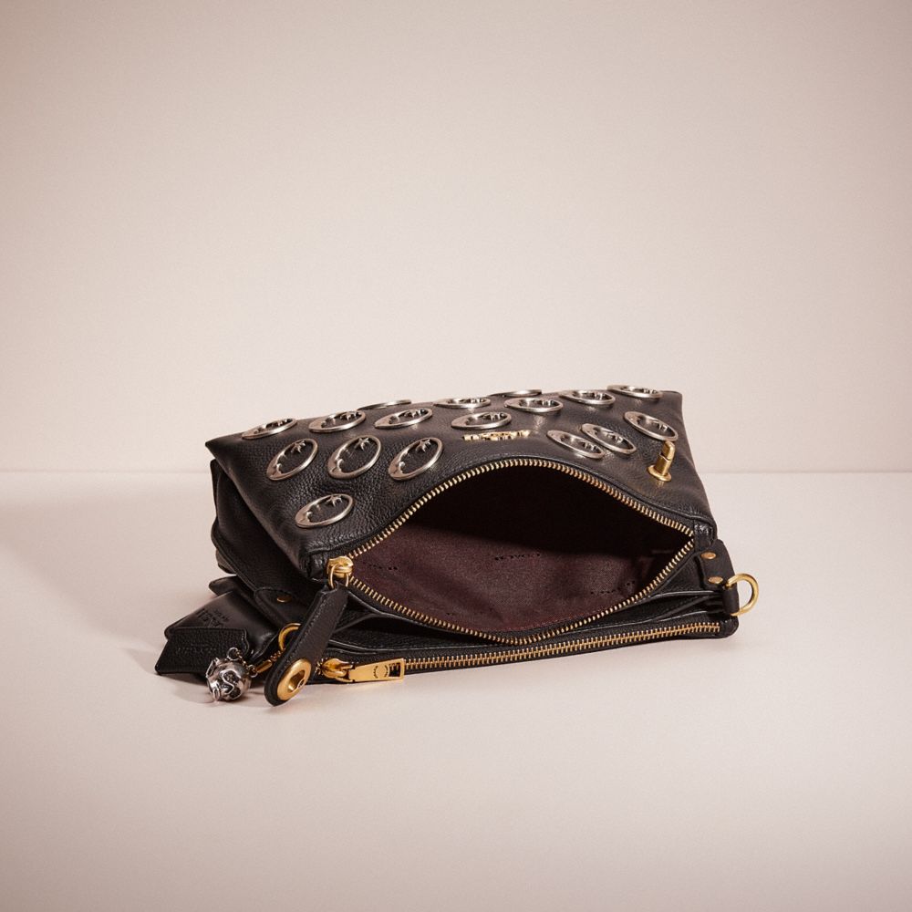 Upcrafted Double Zip Shoulder Bag