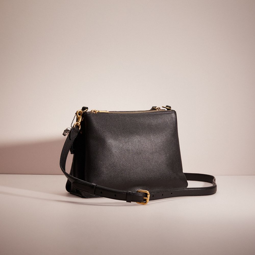 Upcrafted Double Zip Shoulder Bag