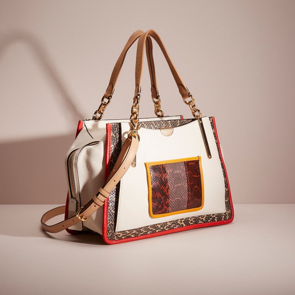 Upcrafted Dreamer 36 In Colorblock With Snakeskin Detail | COACH®