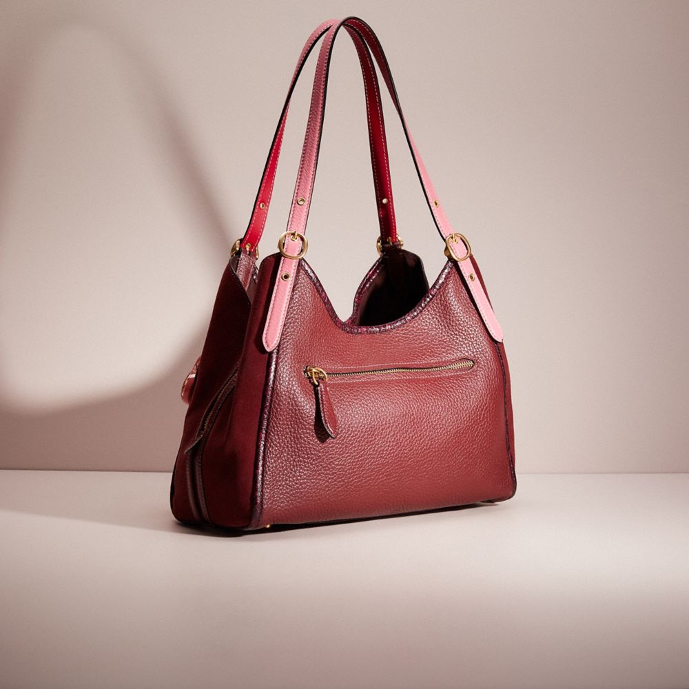 COACH® | Upcrafted Lori Shoulder Bag With Snakeskin Detail