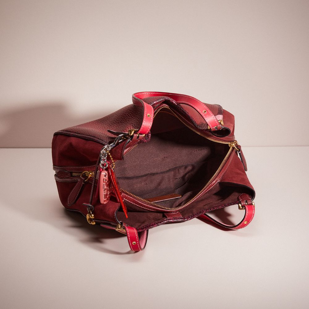 COACH®  Lori Shoulder Bag With Snakeskin Detail