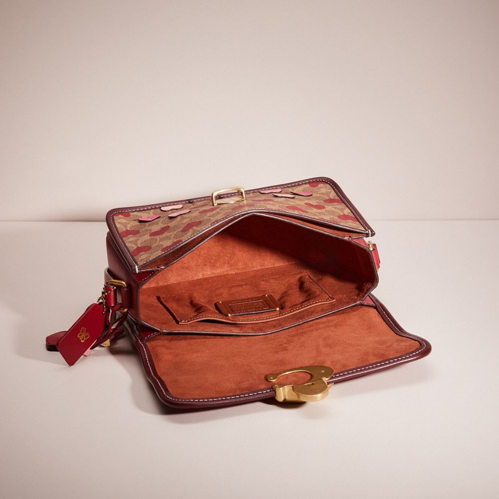 Upcrafted Studio Shoulder Bag In Signature Canvas With Heart Print