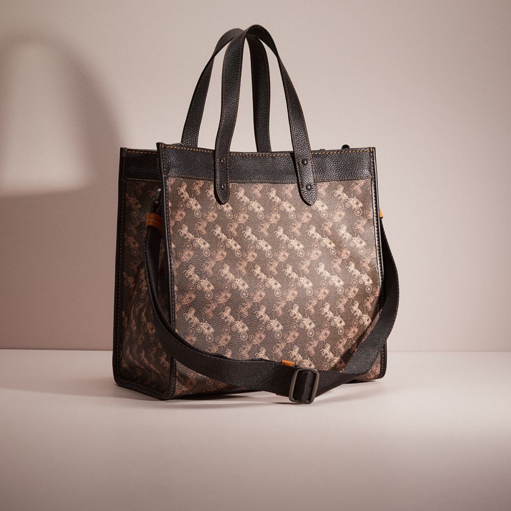 COACH® | Upcrafted Field Tote With Horse And Carriage Print