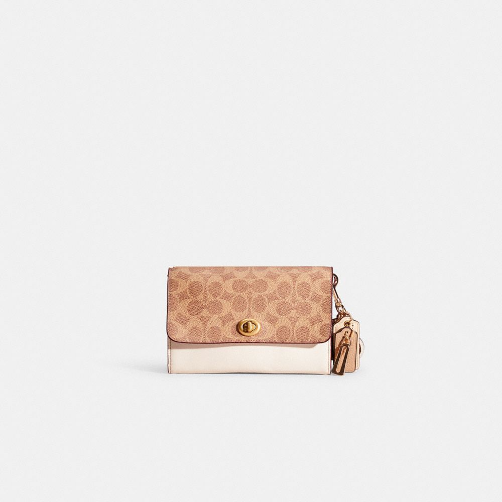 COACH TURN LOCK CROSSBODY MINI PENNY BAG