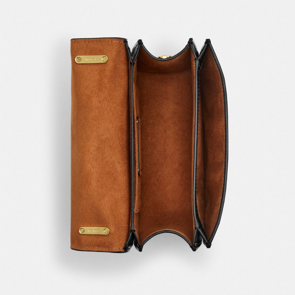 COACH®,モーガン スクエア クロスボディ,斜め掛け&ボディバッグ,ﾌﾞﾗｯｸ