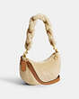 COACH®,MIRA SHOULDER BAG,Leather,Medium,Brass/Beige,Angle View