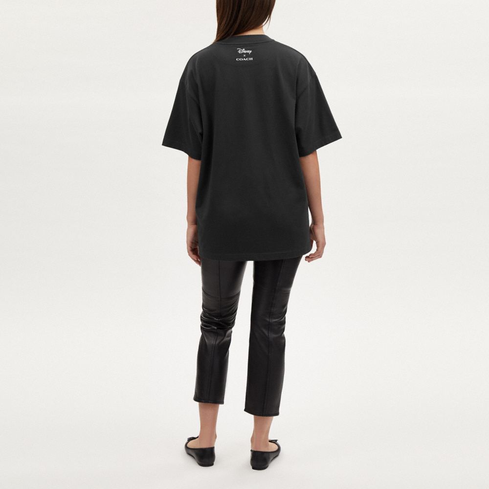 COACH®,Disney X Coach Wink Mickey Mouse T Shirt,,Scale View