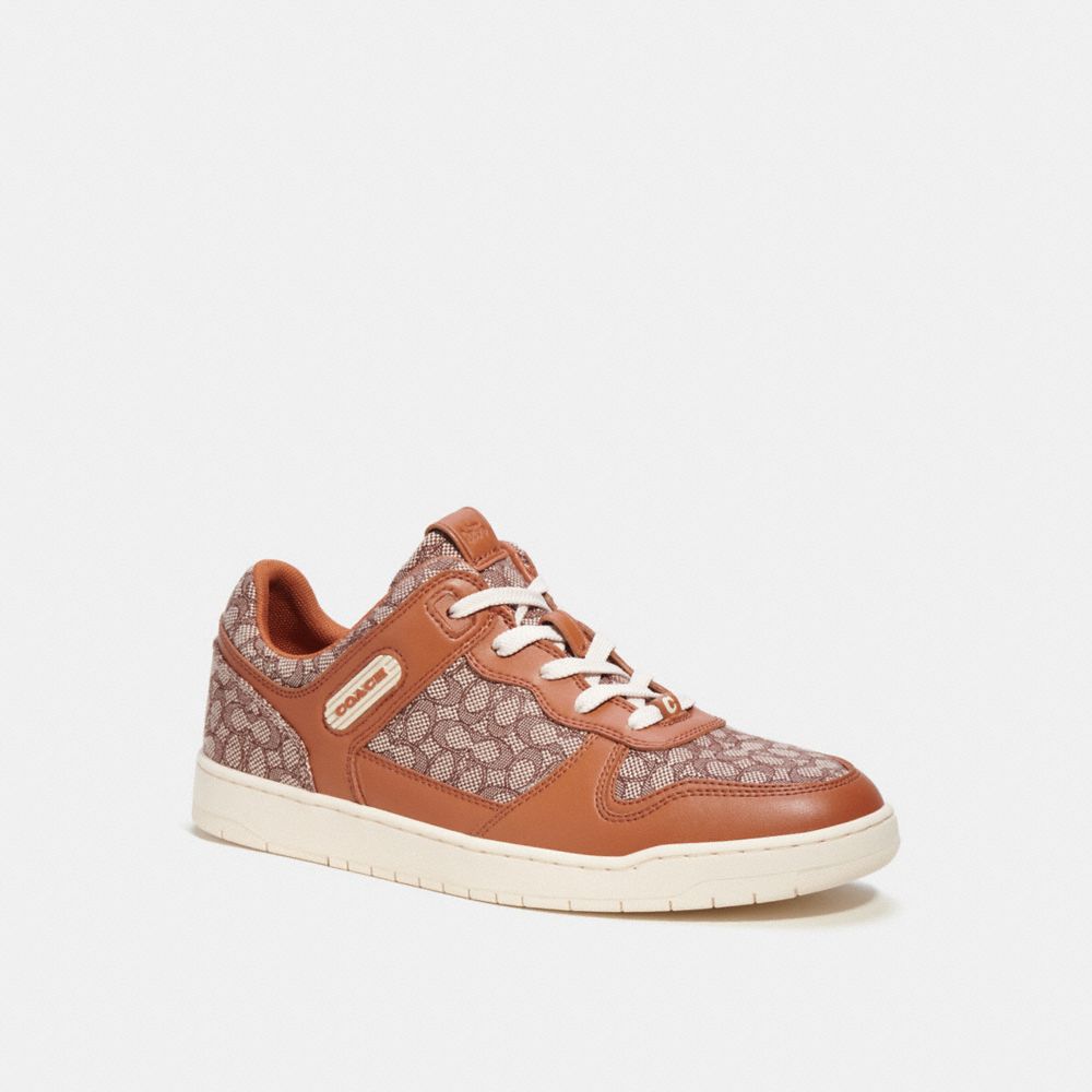 C201 Sneaker In Micro Signature Jacquard