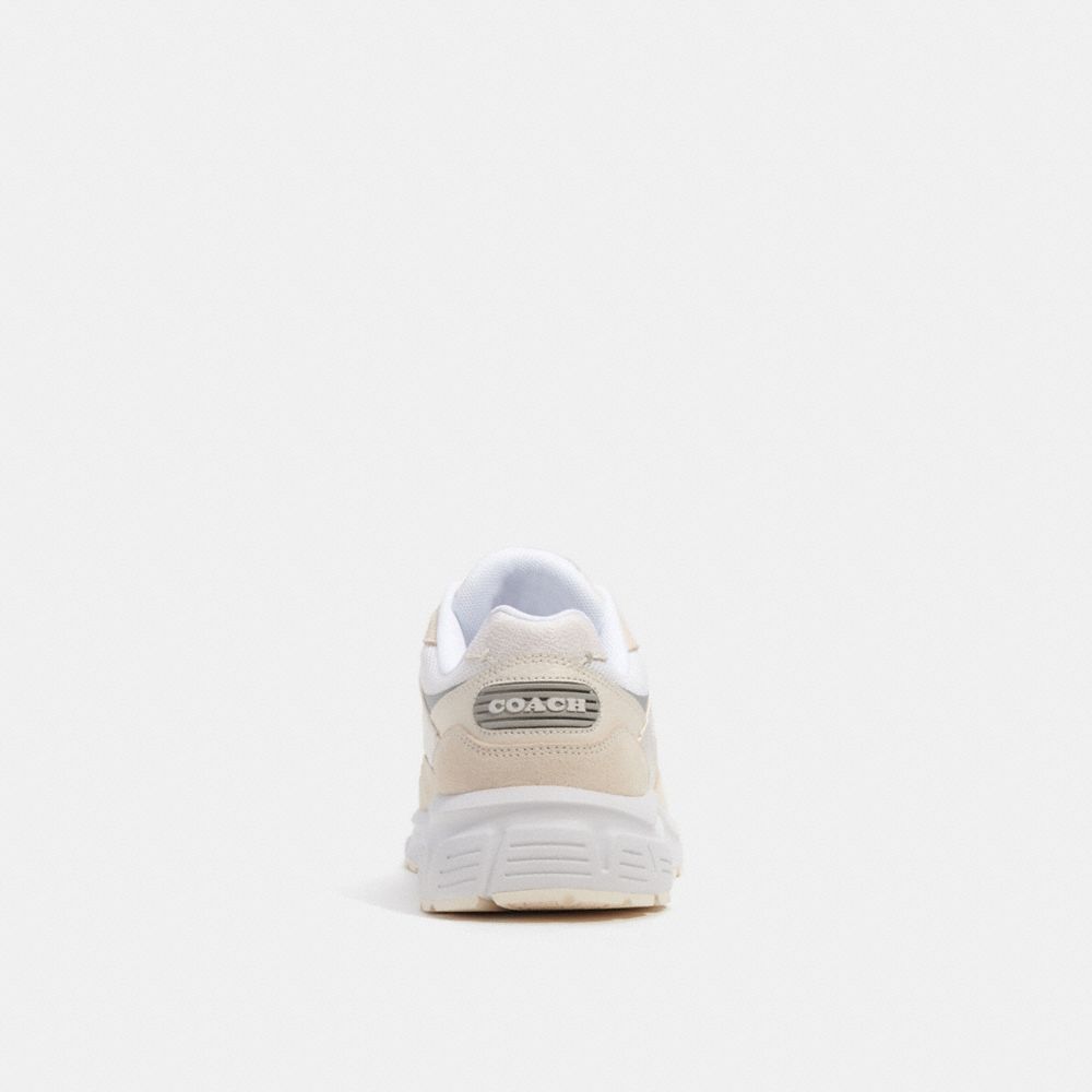 COACH®,C301 Sneaker With Signature Canvas,Canvas,Suede,Leather,Rubber,Casual,Perforated,Logo,Embossed,Quilted,Color Block,...,Multi Color,Alternate View