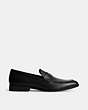 COACH®,DECLAN LOAFER,Leather,Black,Angle View