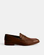 COACH®,DECLAN LOAFER,Leather,Saddle,Angle View