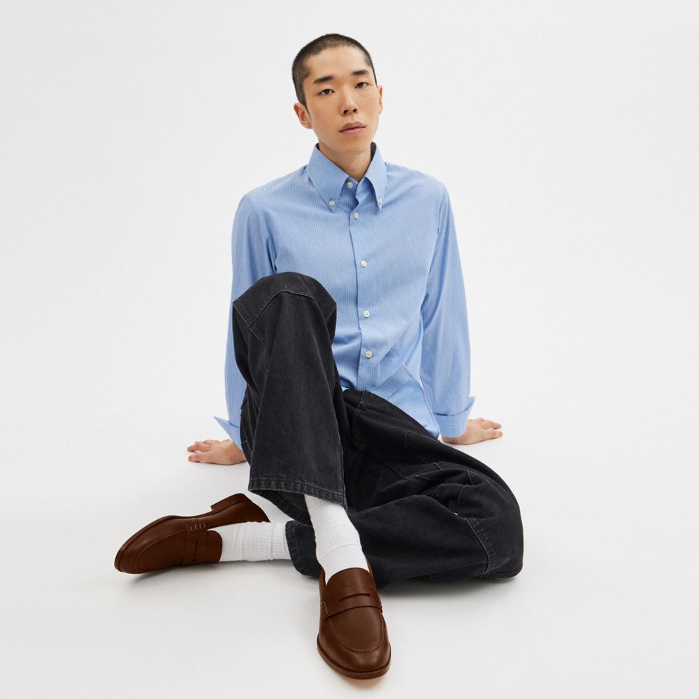 COACH®,FLÂNEUR DECLAN,Cuir,Brun,Detail View