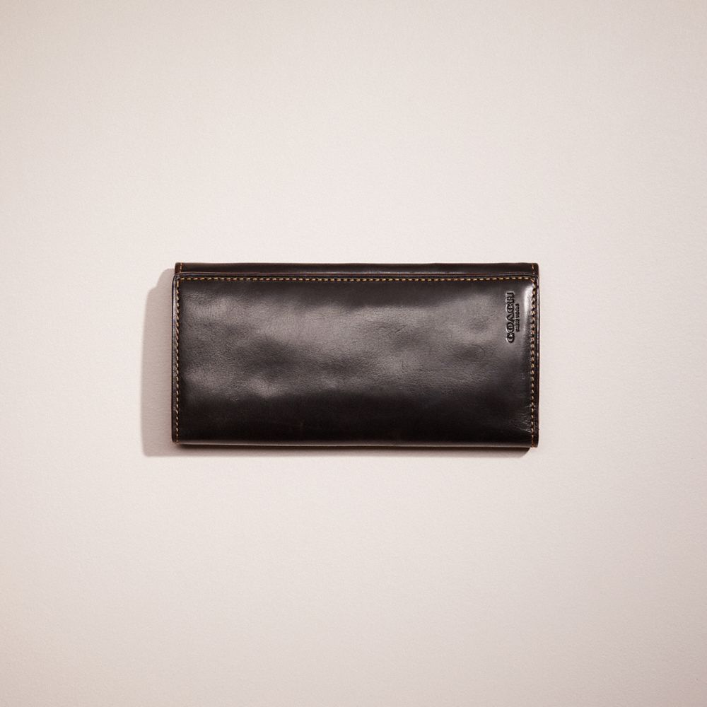 Shop Coach Restored Breast Pocket Wallet In Black