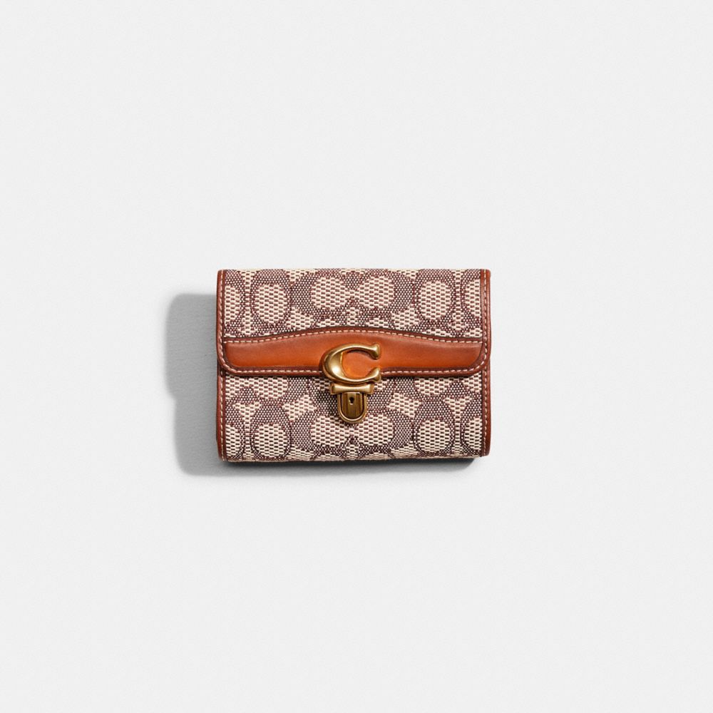 Restored Studio Medium Wallet In Signature Jacquard COACH