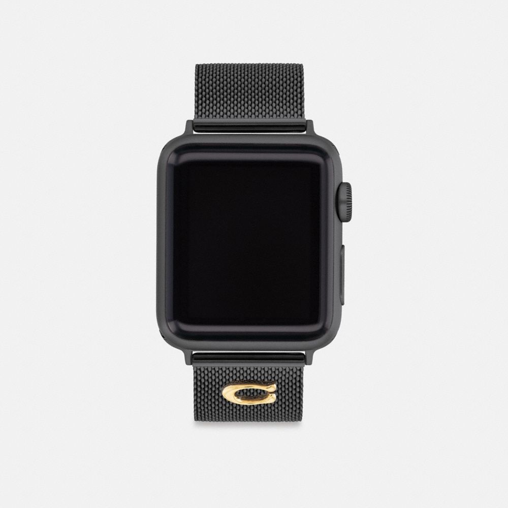  Coach Apple Watch Strap, Elevate Your Look and Customize Your  Timepiece, Mesh Bracelet, Designed for 38mm, 40mm, 41mm Apple Watches