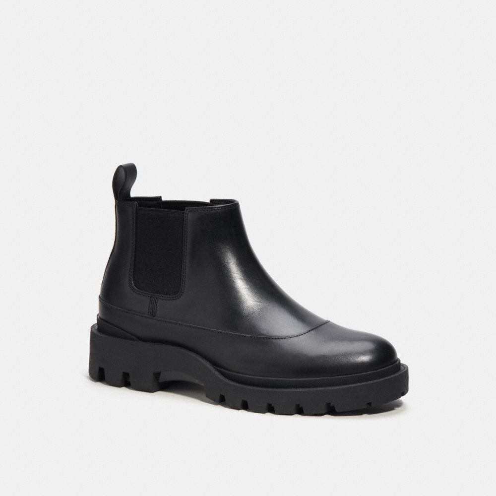 COACH®,CITYSOLE CHELSEA BOOT,Black,Front View image number 0