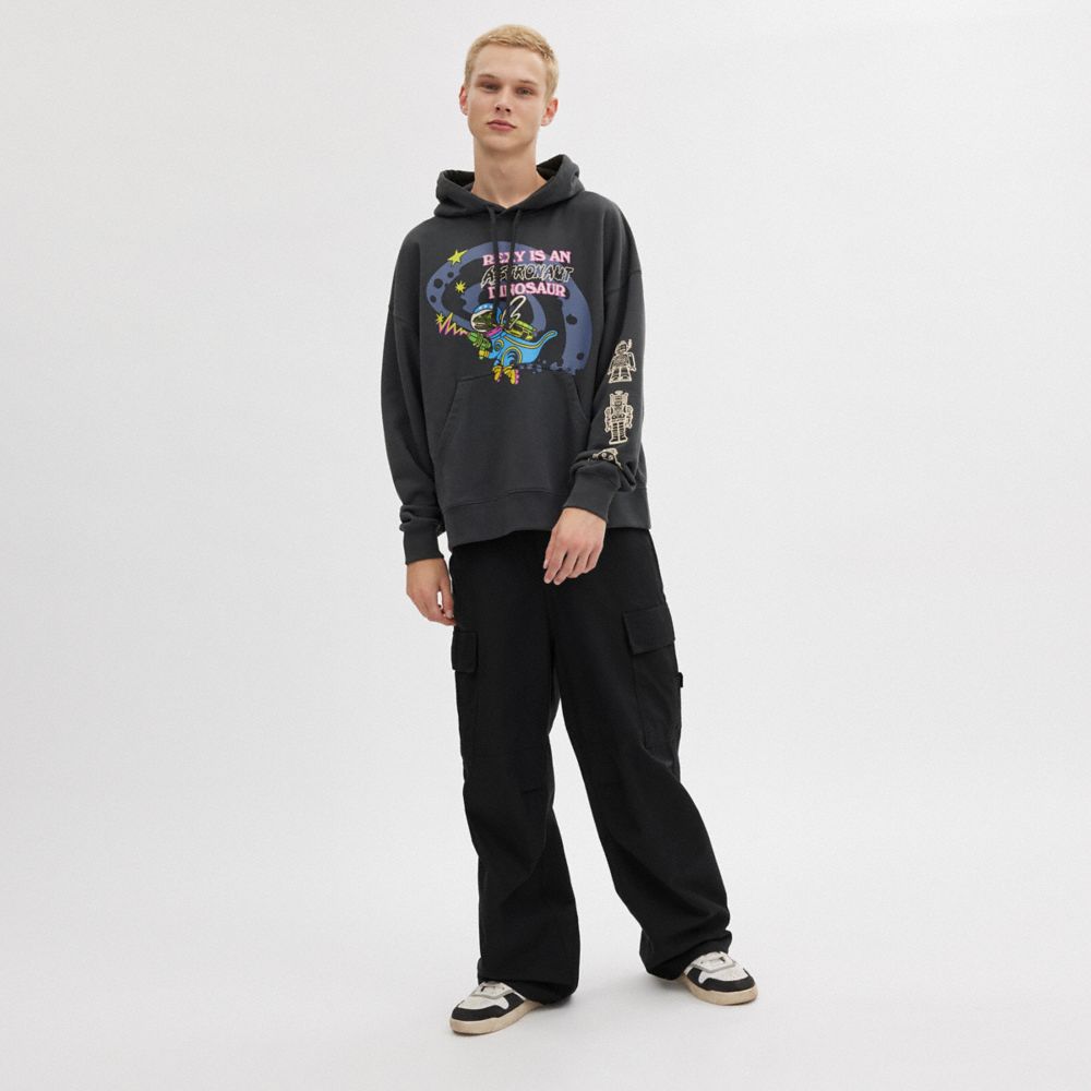 新品　coach レディースカーゴパンツ cn461_blk_a0