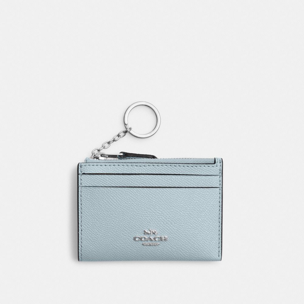 Coach Mini Metallic Leather Skinny ID Case