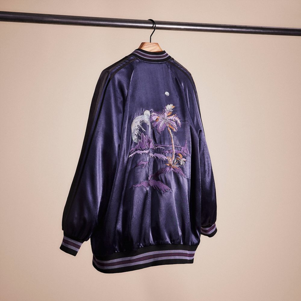 Restored Oversized Souvenir Varsity Jacket