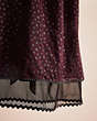 COACH®,RESTORED STAR PRINT SHIRT DRESS,Cupro,Burgundy,Scale View