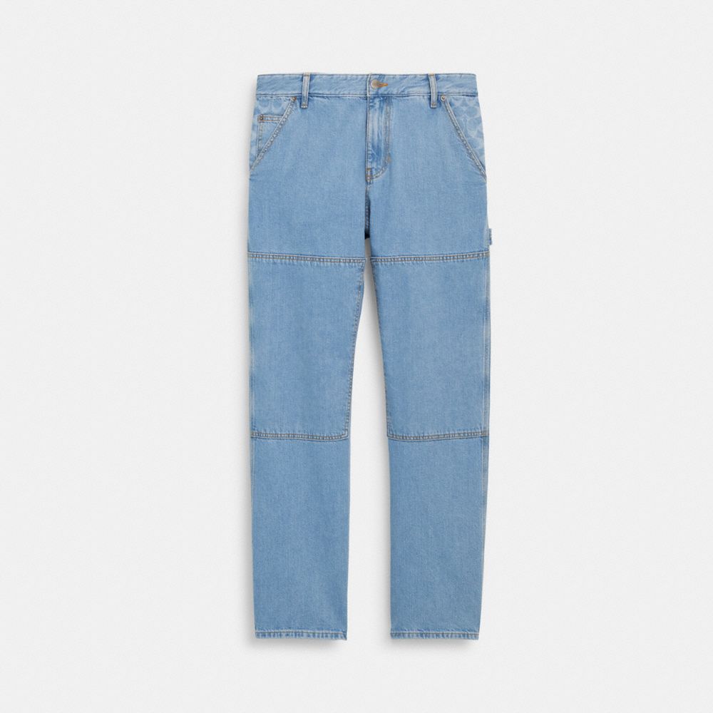 COACH®  Signature Straight Jeans