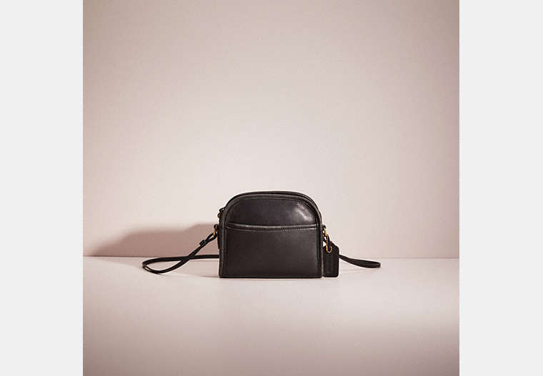 COACH®,VINTAGE ABBIE BAG,Leather,Black,Front View