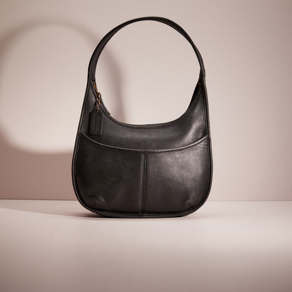 Vintage+Coach+Ergo+Leather+Shoulder+Bag+Hobo+Purse+9033+Black for