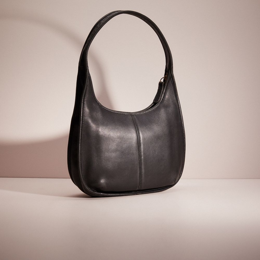 Black hobo coach purse sale