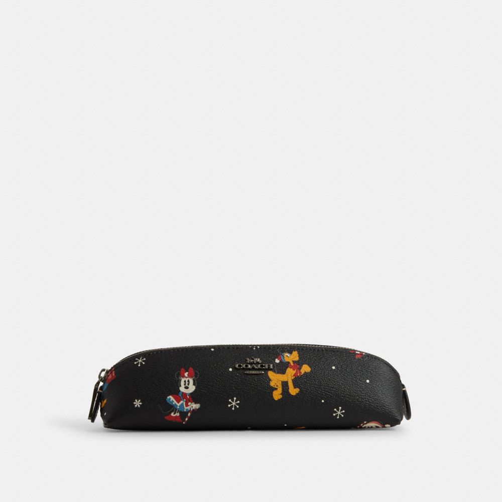 【DISNEY X COACH】ペンシル ケース / ホリデイ プリント