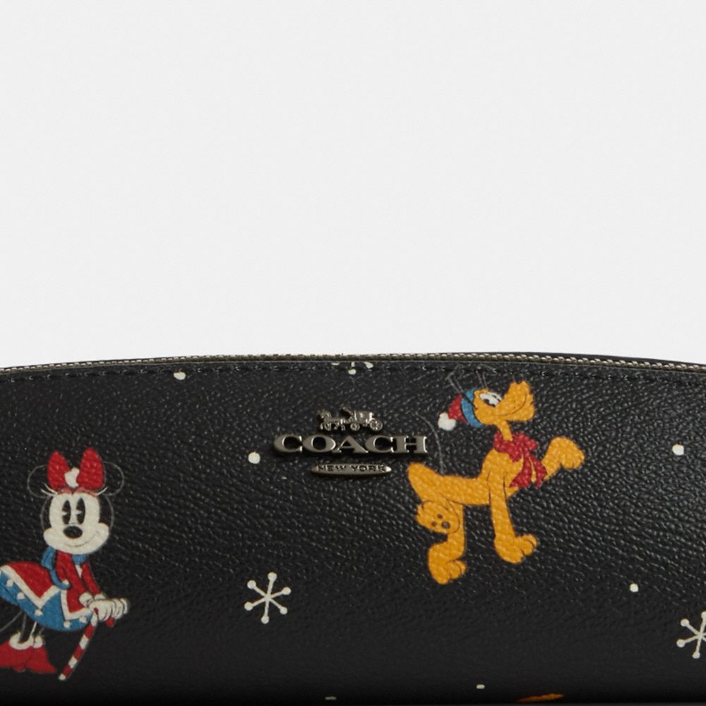 【DISNEY X COACH】ペンシル ケース / ホリデイ プリント