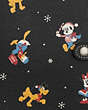 COACH®,DISNEY X COACH NOTEBOOK WITH HOLIDAY PRINT,Other,Gunmetal/Black Multi