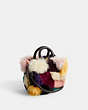 COACH®,ROGUE 20 WITH PATCHWORK,Shearling,Small,Brass/Color Multi,Angle View