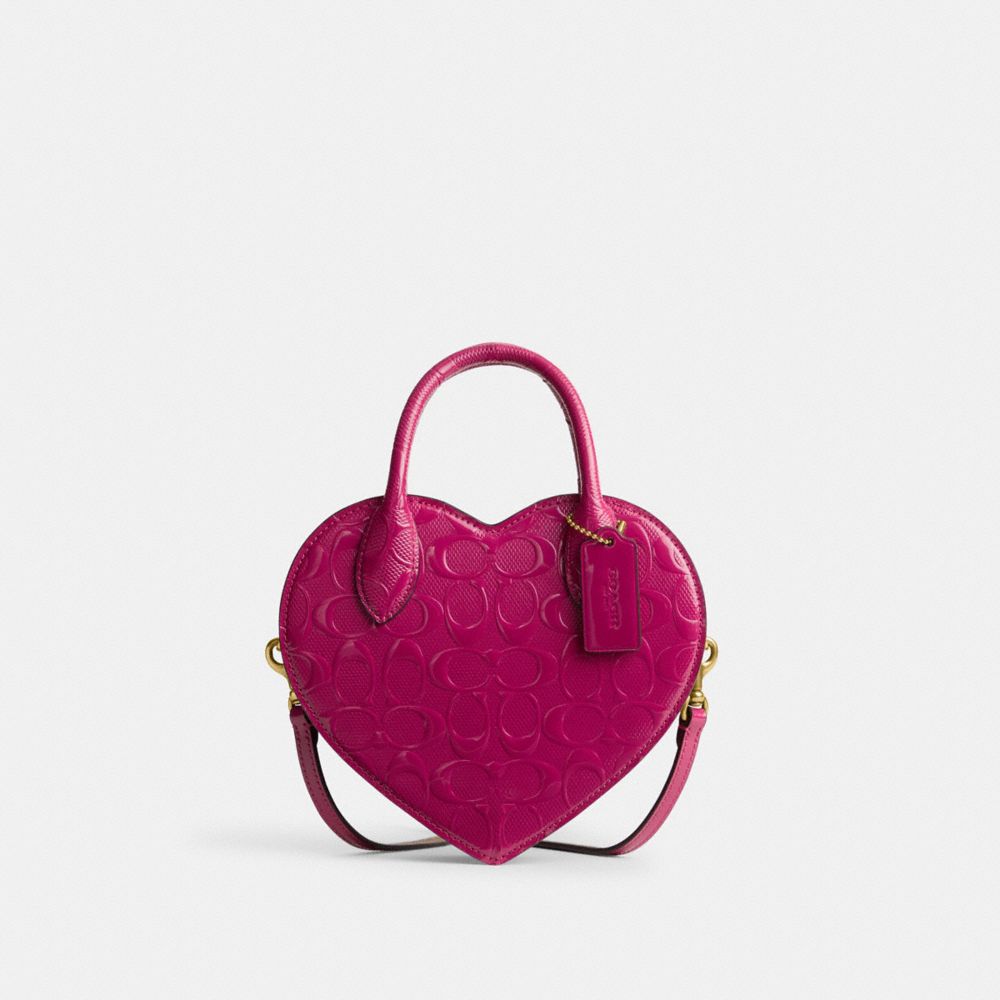 Heart Bag In Signature Leather