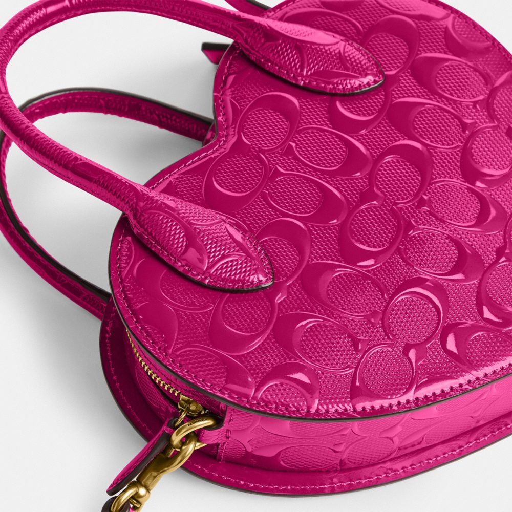 COACH®  Heart Bag In Signature Leather