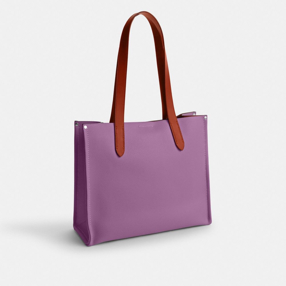COACH®,Cosmic Coach Relay Tote Bag 34 With Rocket,,Angle View