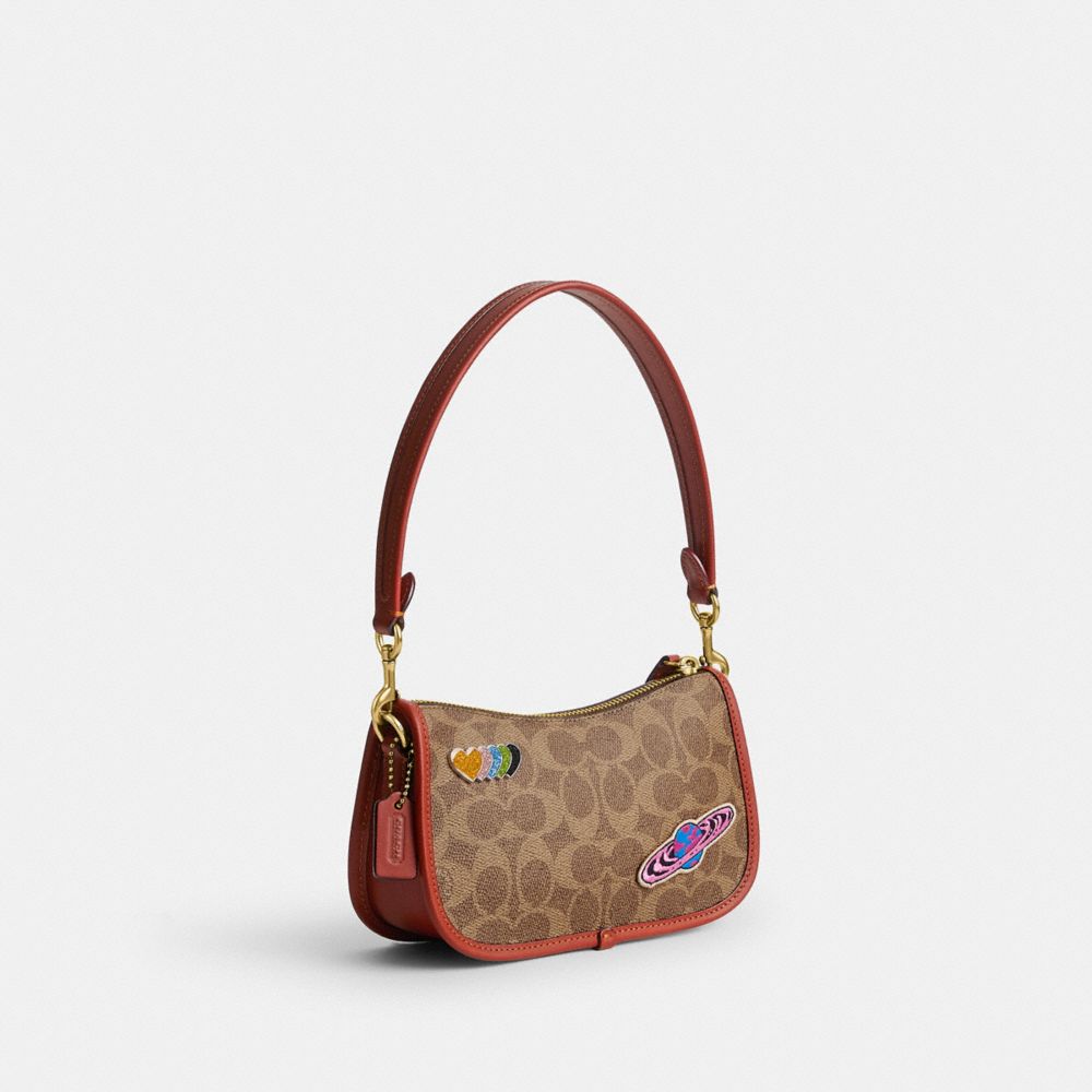 限界価格【新品】 コーチコズミックスウィンガー20シグネチャー キャンバスパッチ 公式】COACH – コーチ | 【コズミック】 コーチ スウィンガー 20