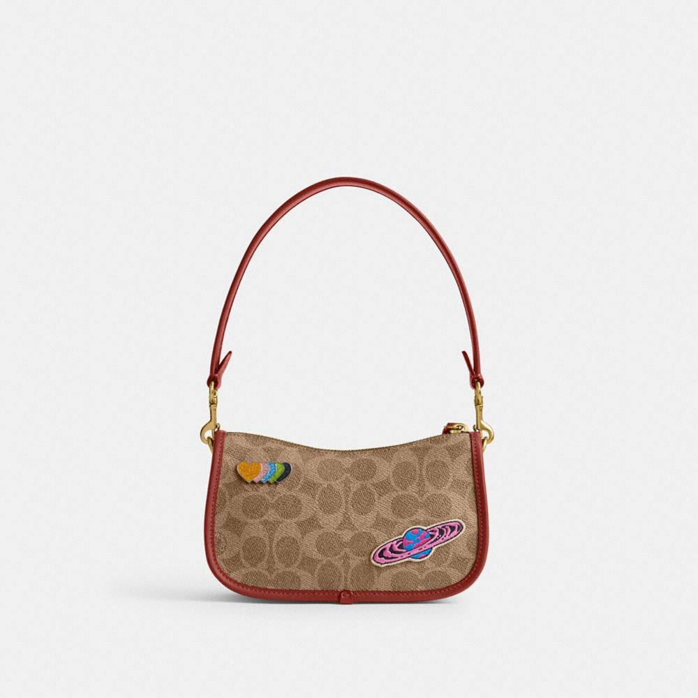 限界価格【新品】 コーチコズミックスウィンガー20シグネチャー キャンバスパッチ 公式】COACH – コーチ | 【コズミック】 コーチ スウィンガー 20