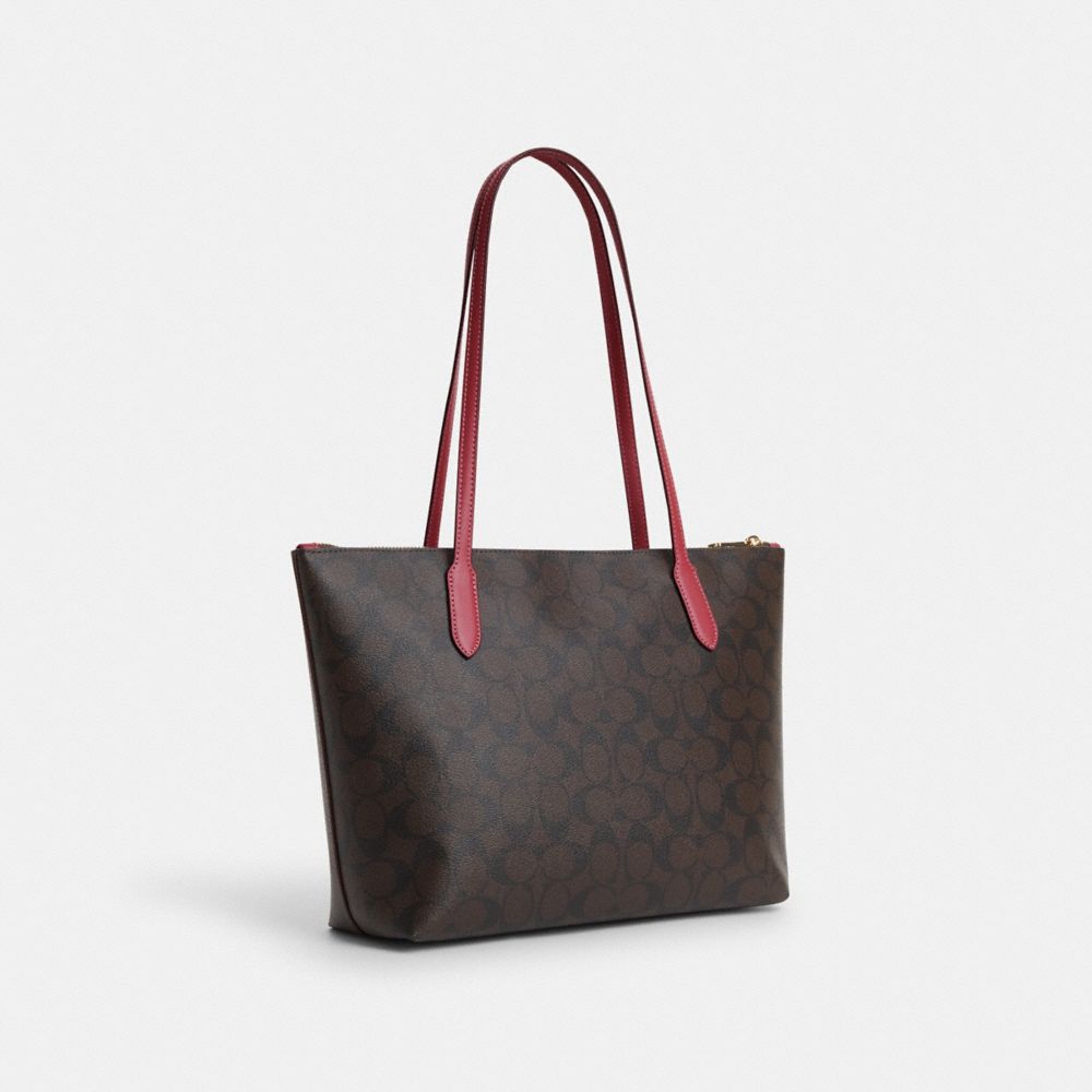 Coach shop brown tote