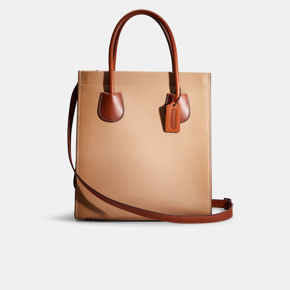 Restored Cashin Carry Tote 29 In Colorblock COACH