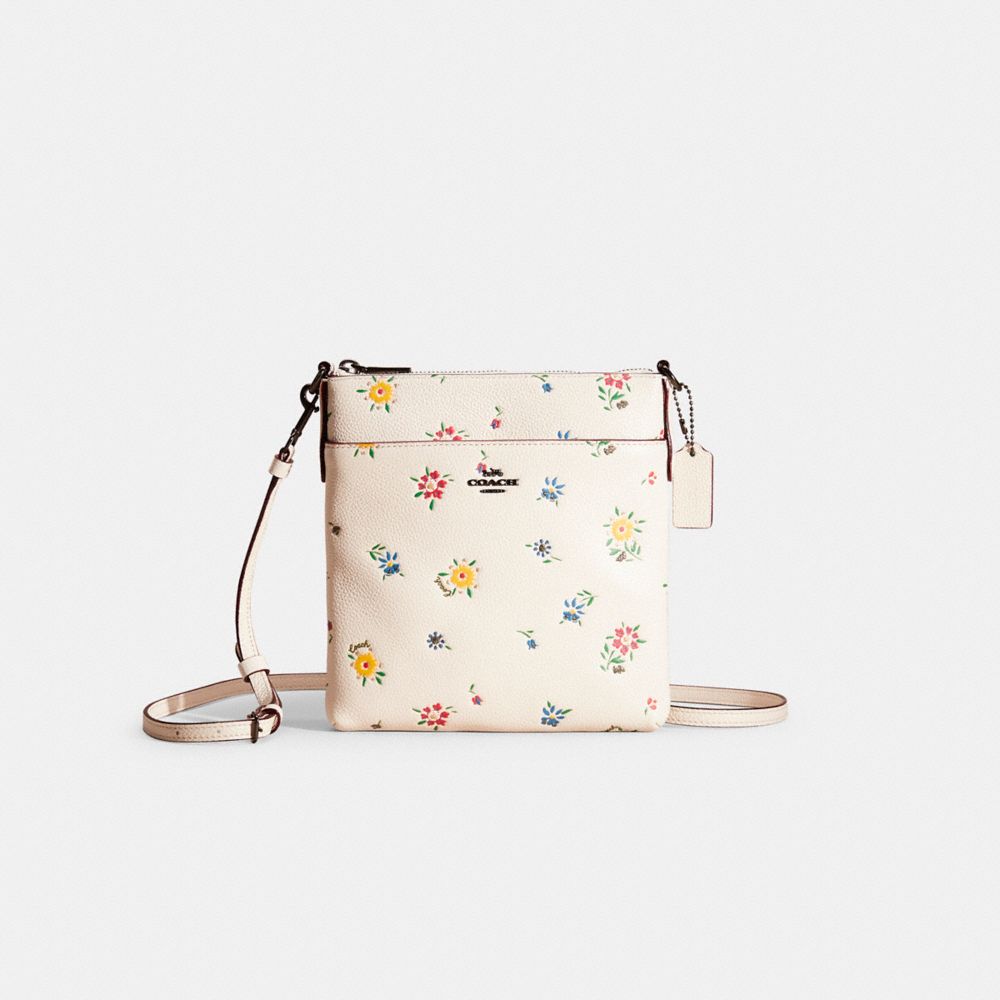 Coach Restored Kitt Messenger Crossbody With Wildflower Print