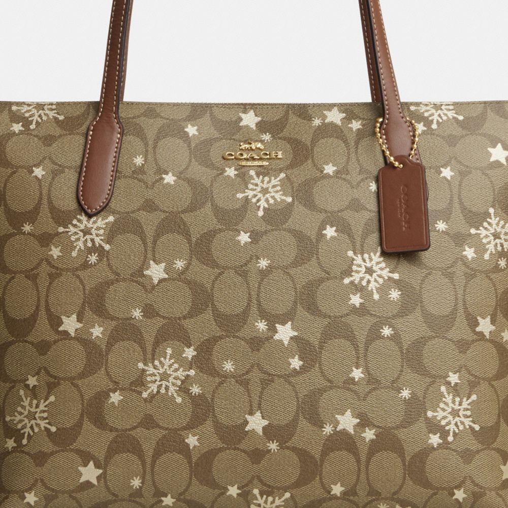 Snowflake best sale coach purse