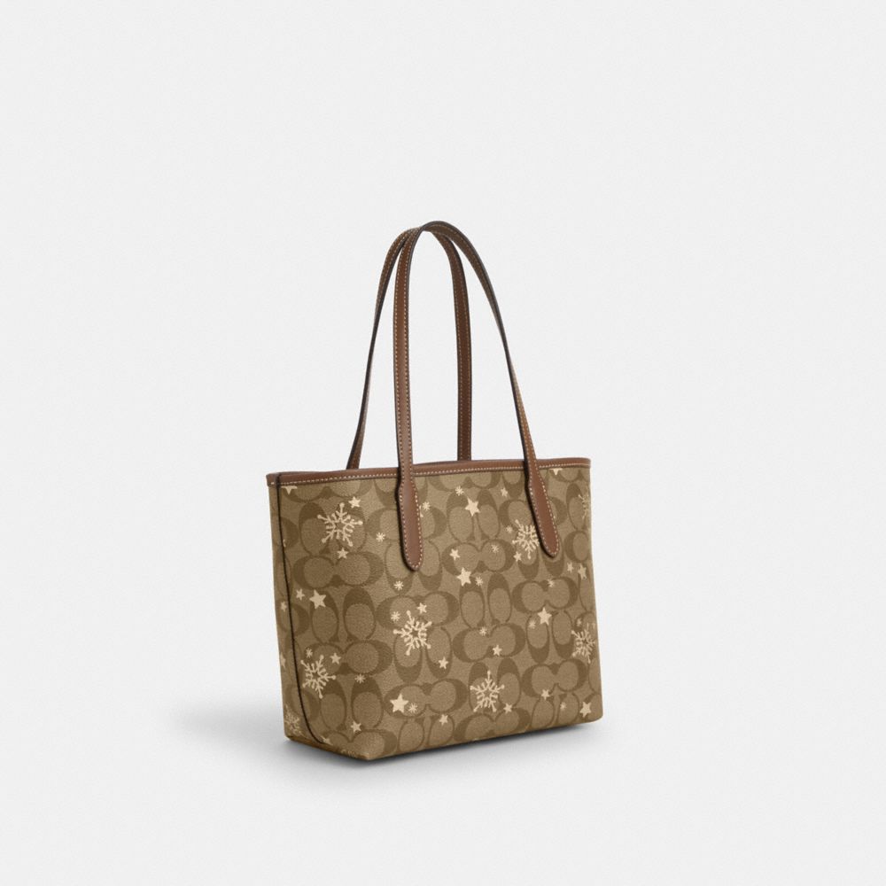 Leather Printed Louis_vuitton On The Go Tote Bag Brown, Size: Zero