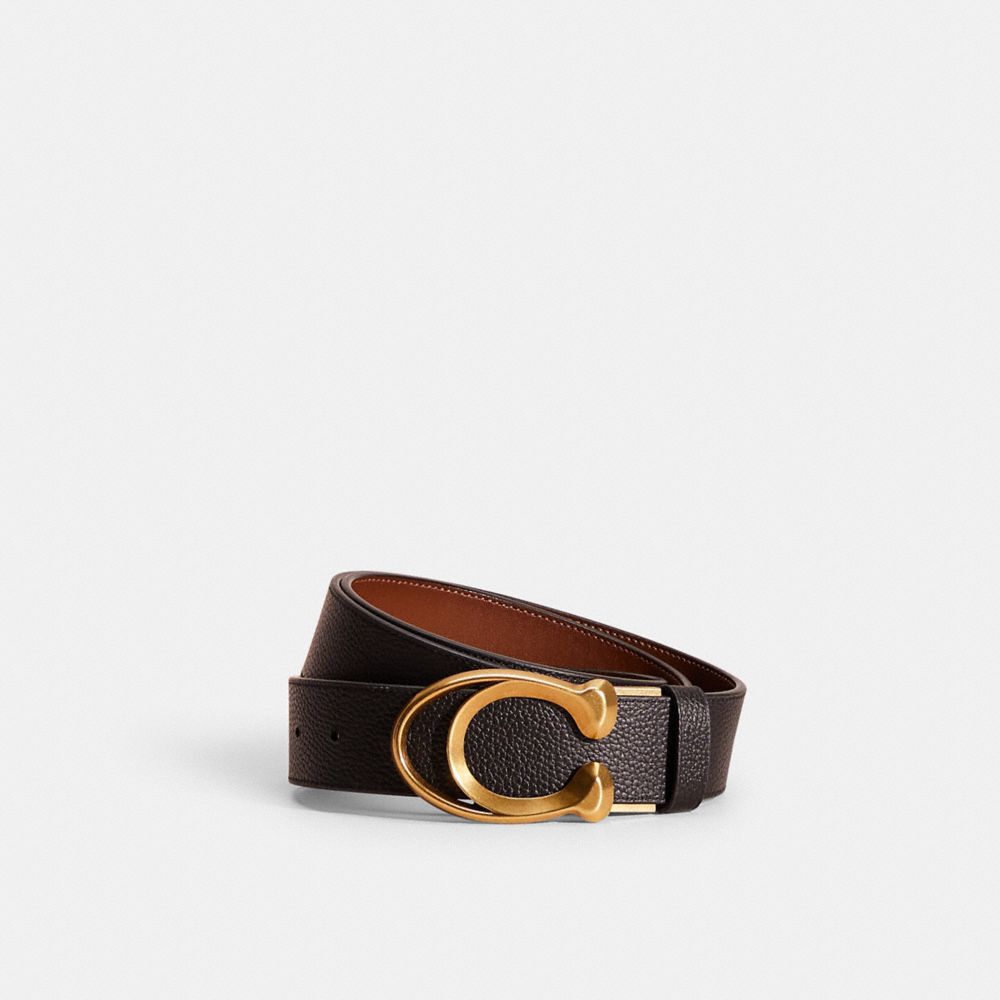 Sculpted C Buckle Cut To Size Reversible Belt, 32 Mm