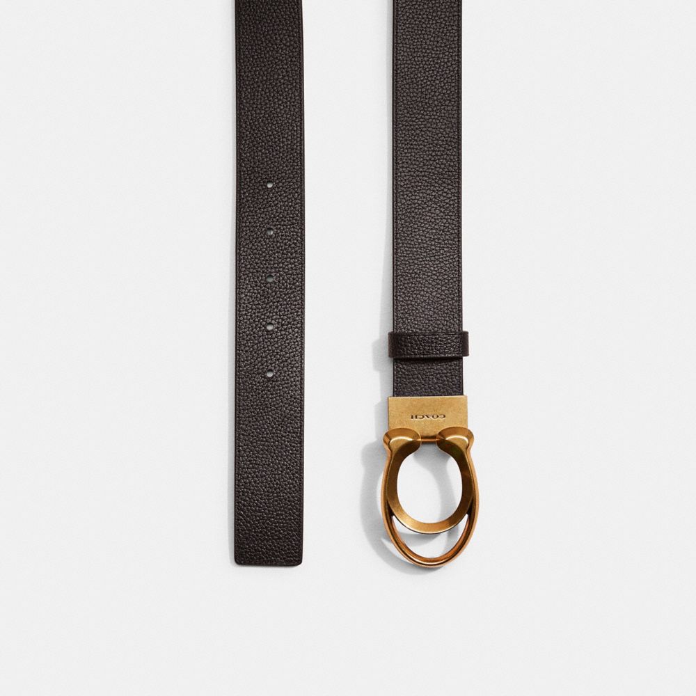Restored Signature Buckle Belt, 38 Mm