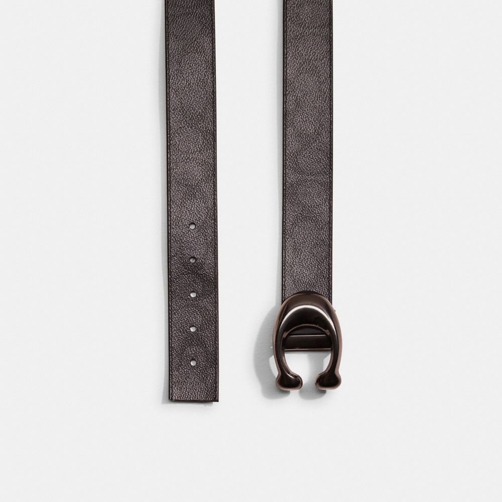 COACH®,Cuir de veau sport,Noir/Sang De Boeuf,Closer View